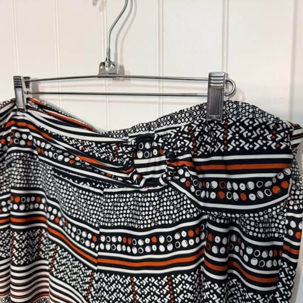 Pants 3X Robert Louis Printed Stretch Boho Geometric 31”=inseam 12”=rise C7356 - Picture 2 of 4